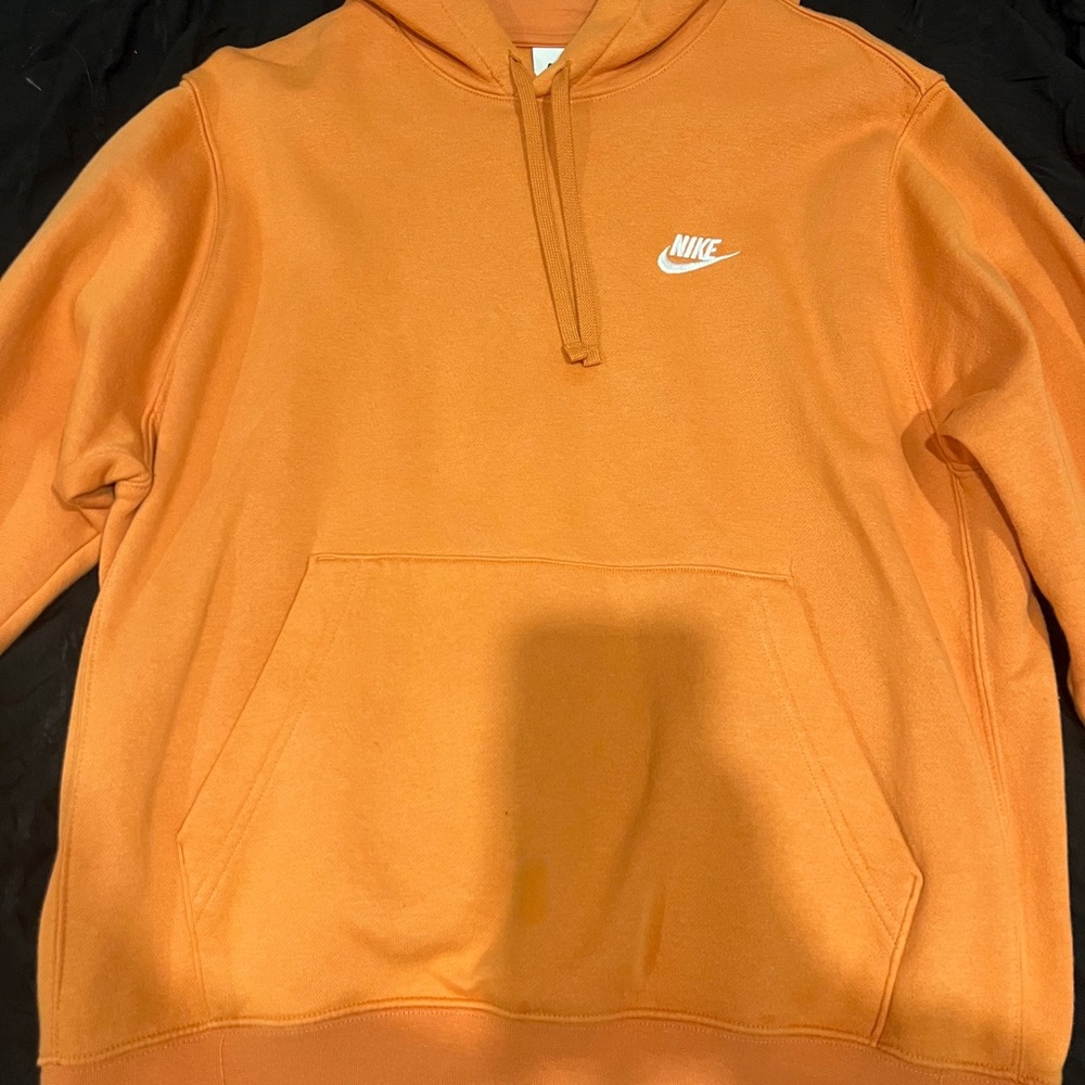 ORANGE NIKE HOODIE